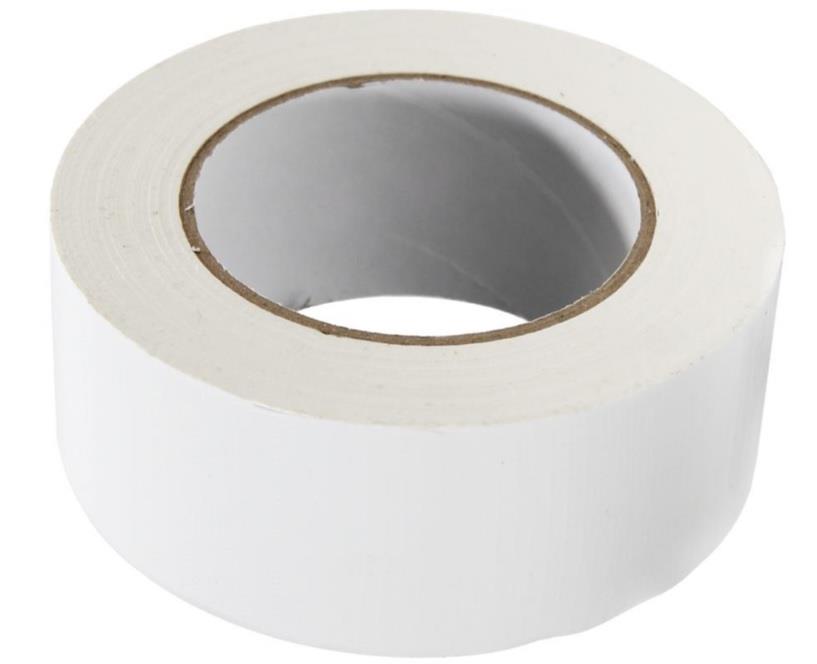 RAM 2" WHITE CLOTH DUCT TAPE - 48MM X 50M