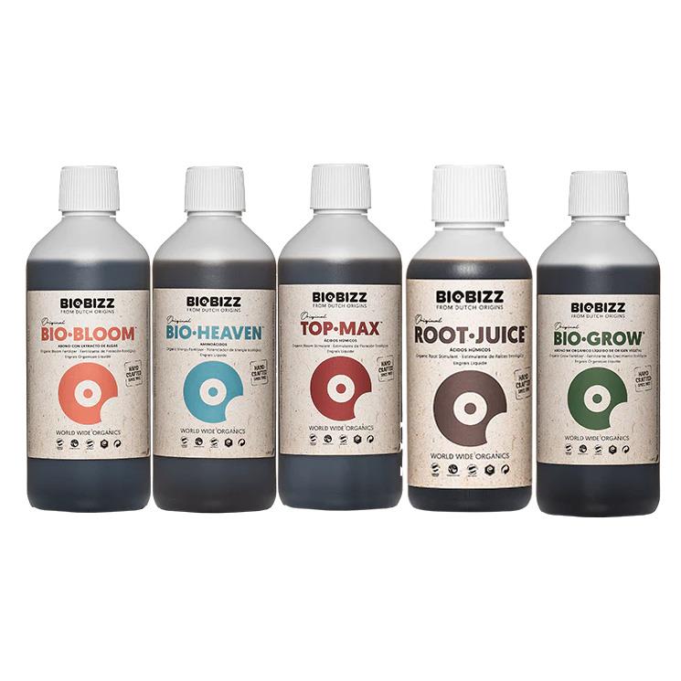 Biobizz 500ml Starter Pack (Bloom+Heaven+Top+Root+Grow)