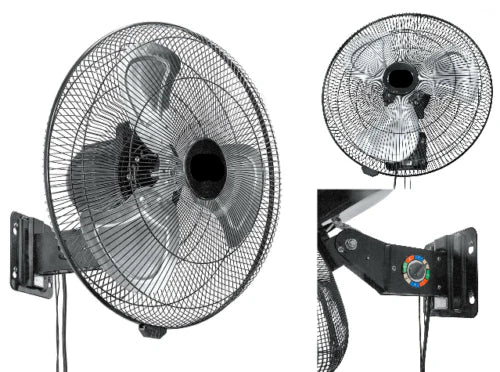 RAM 450mm (18") Heavy Duty Wall Fan – 3-Speed