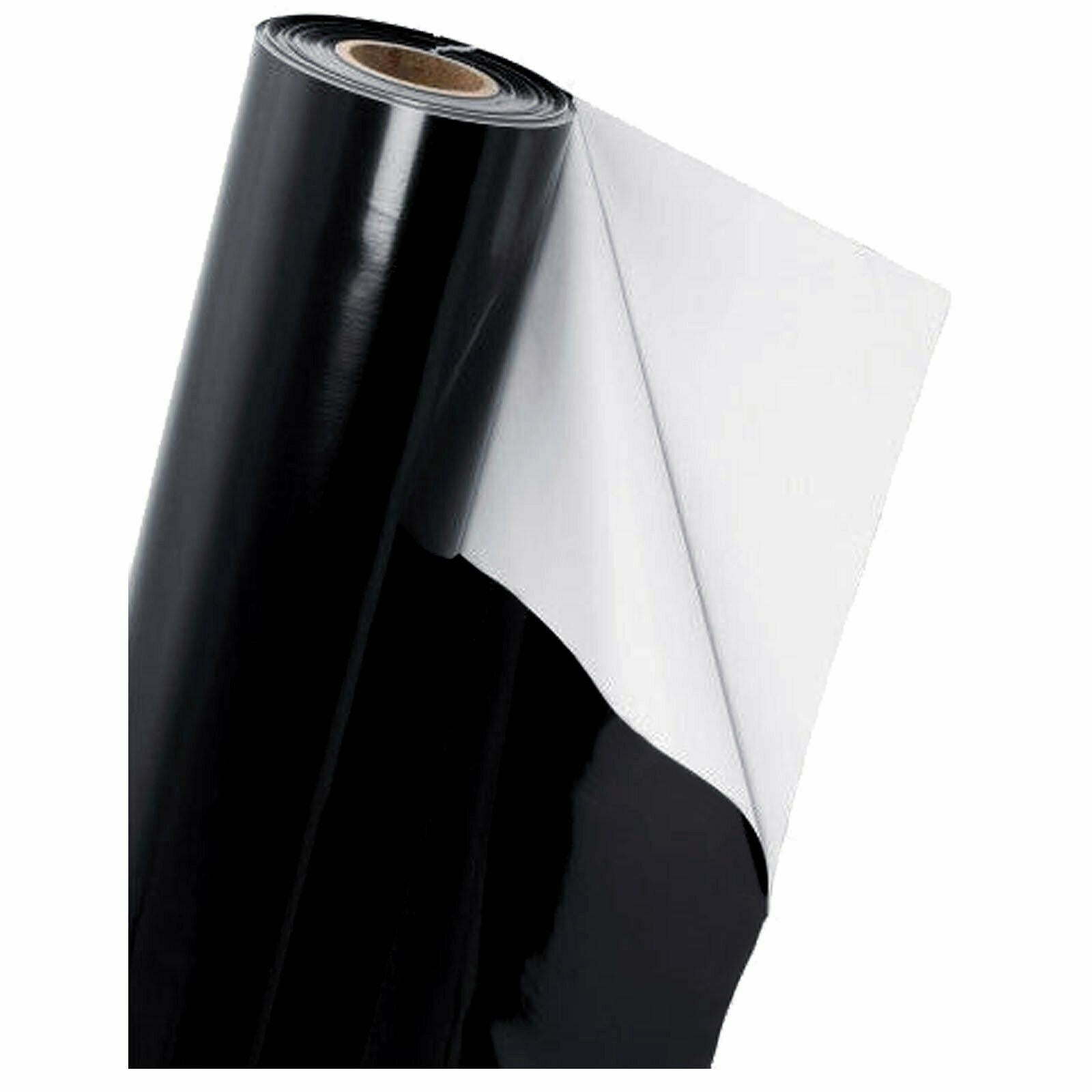 Black on White Mylar Sheeting – 85mu