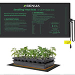 Senua Seedling Heat Mat 20W (25.4 x 52.7 cm) - Heated Propagator for Germination