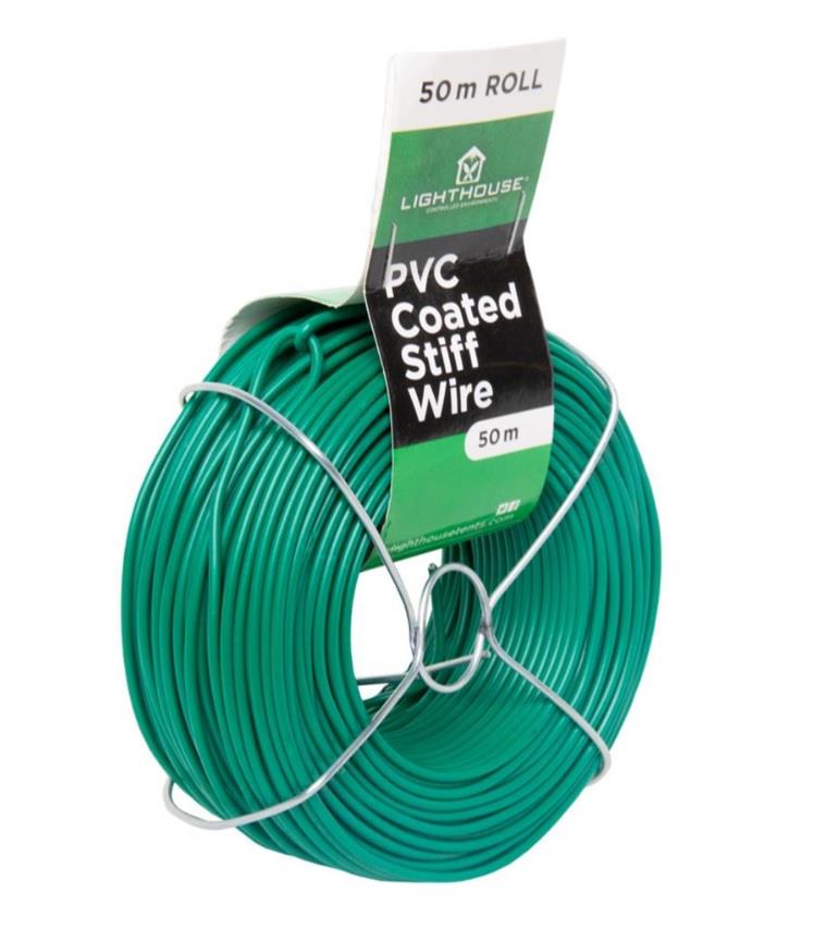 LightHouse PVC Coated Stiff Wire - 50m