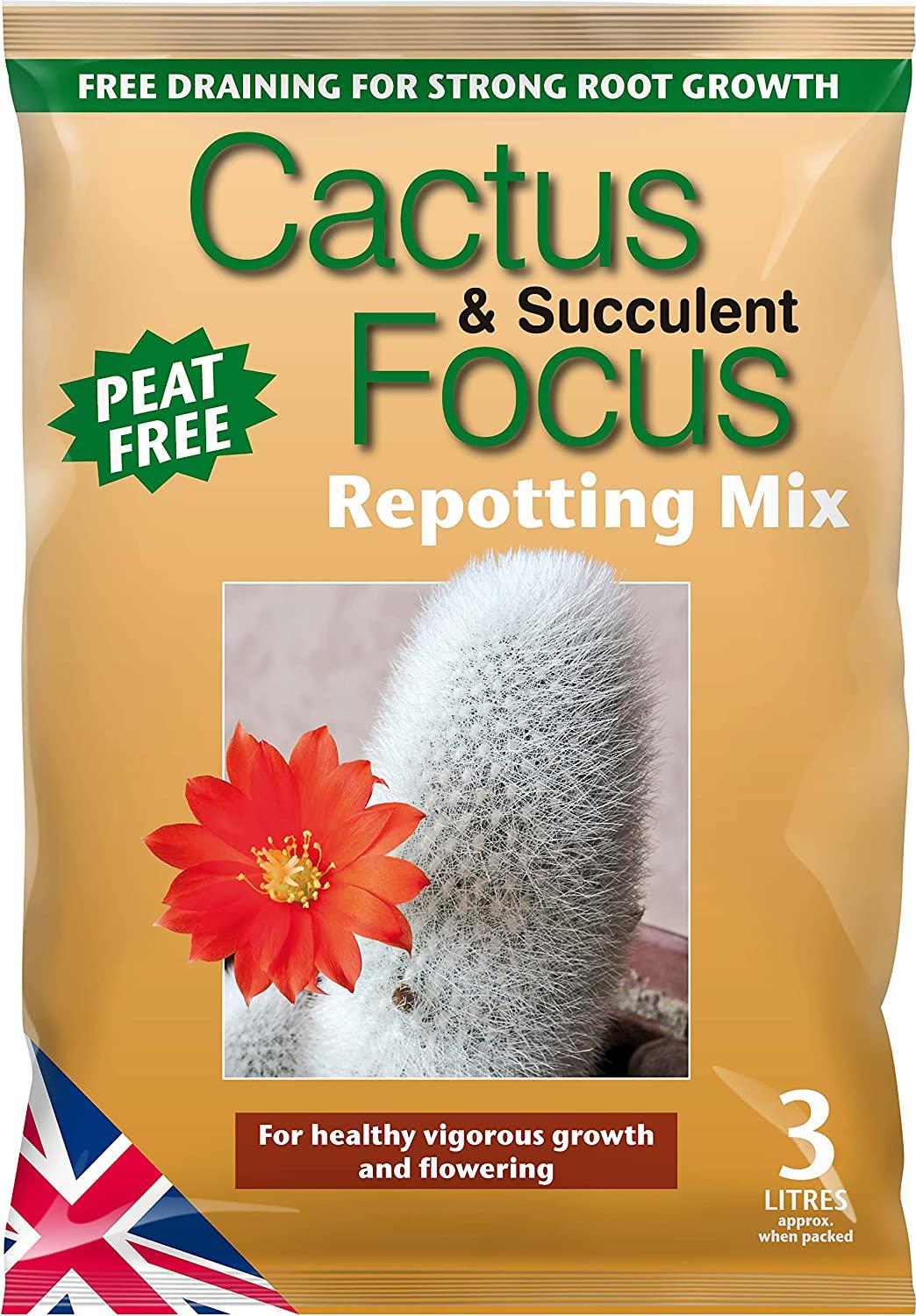 Growth Technology Cactus and Succulent Focus Repotting Mix