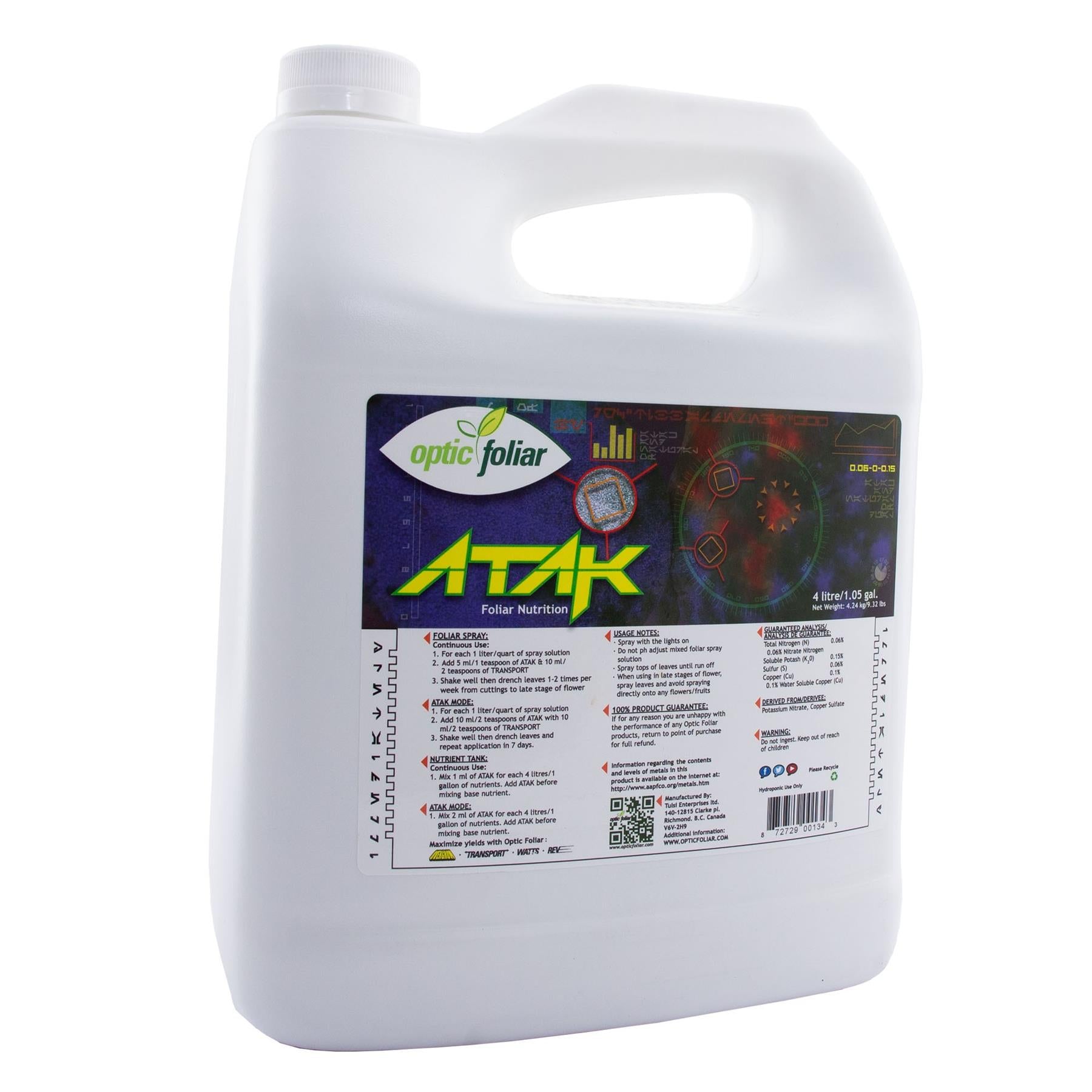 Optic Foliar Atak