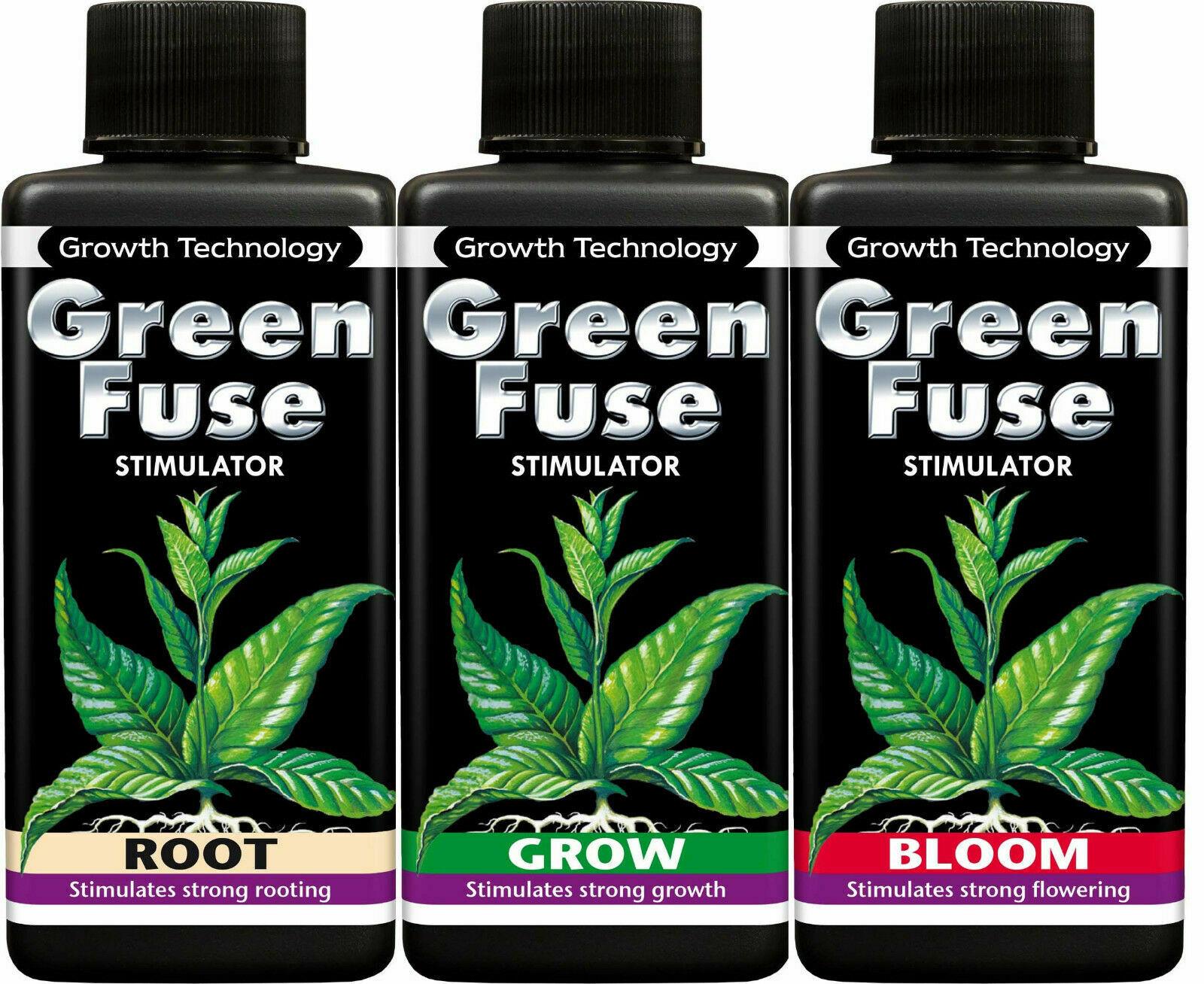 Growth Technology Green Fuse Root+Grow+Bloom Bundle