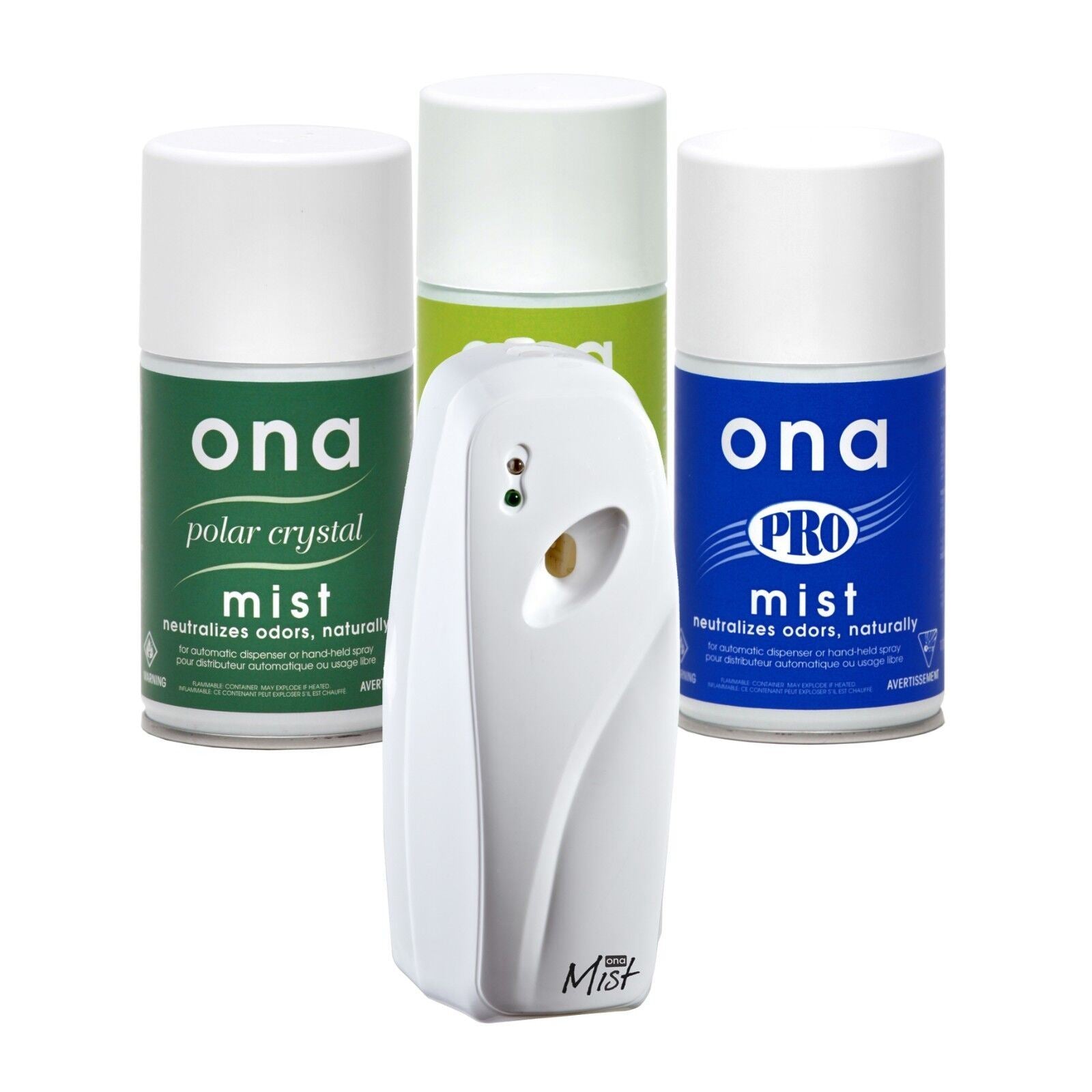 ONA Mist Dispenser Odour Neutraliser Aerosol Holder Air Freshener Hydroponics