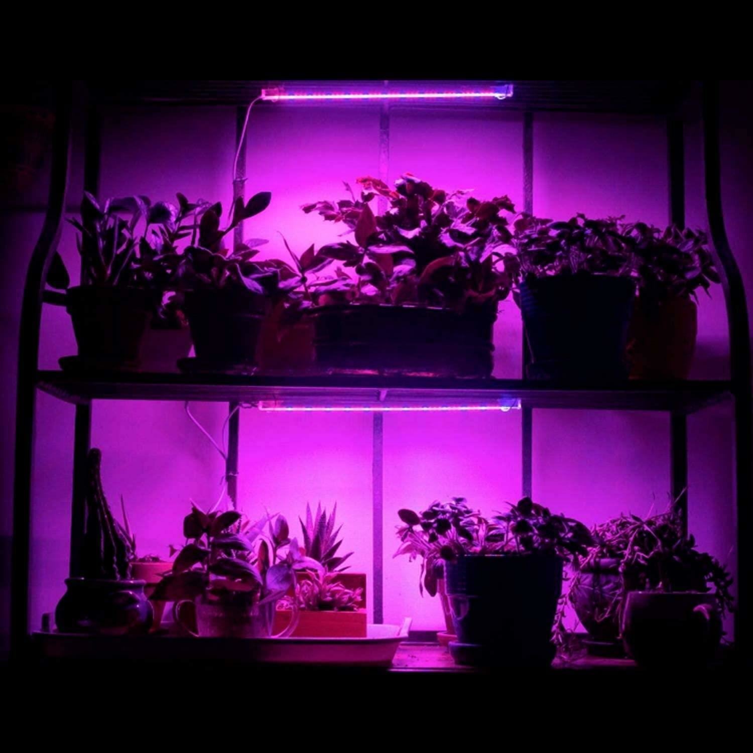 Senelux LED Grow Light Bar ZWLDT-01 Tube Strip Full Spectrum Lamp For Indoor Plant Flower Veg Growing