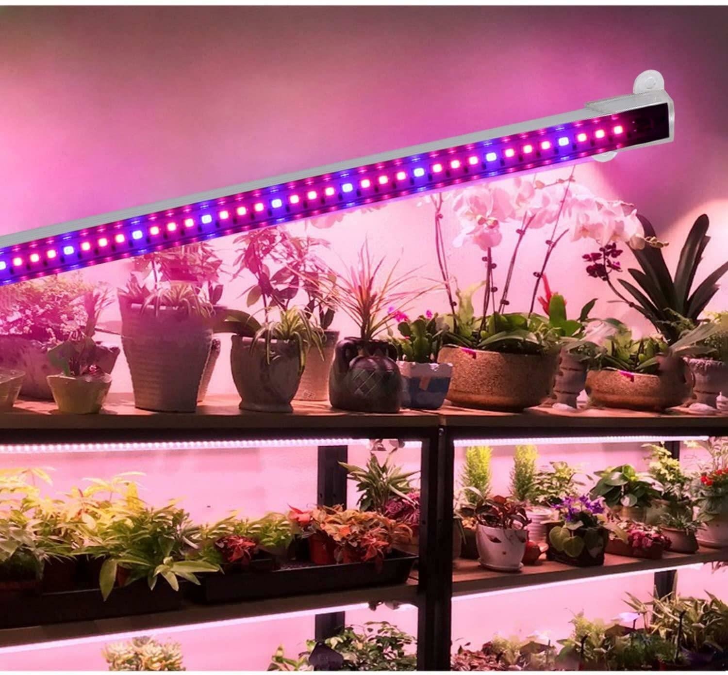 Senelux LED Grow Light Bar ZWLDT-01 Tube Strip Full Spectrum Lamp For Indoor Plant Flower Veg Growing