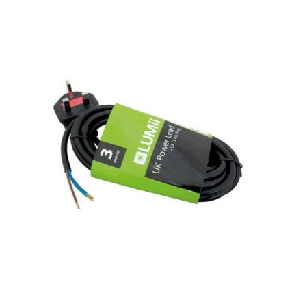 LUMii UK Power Lead - 3m