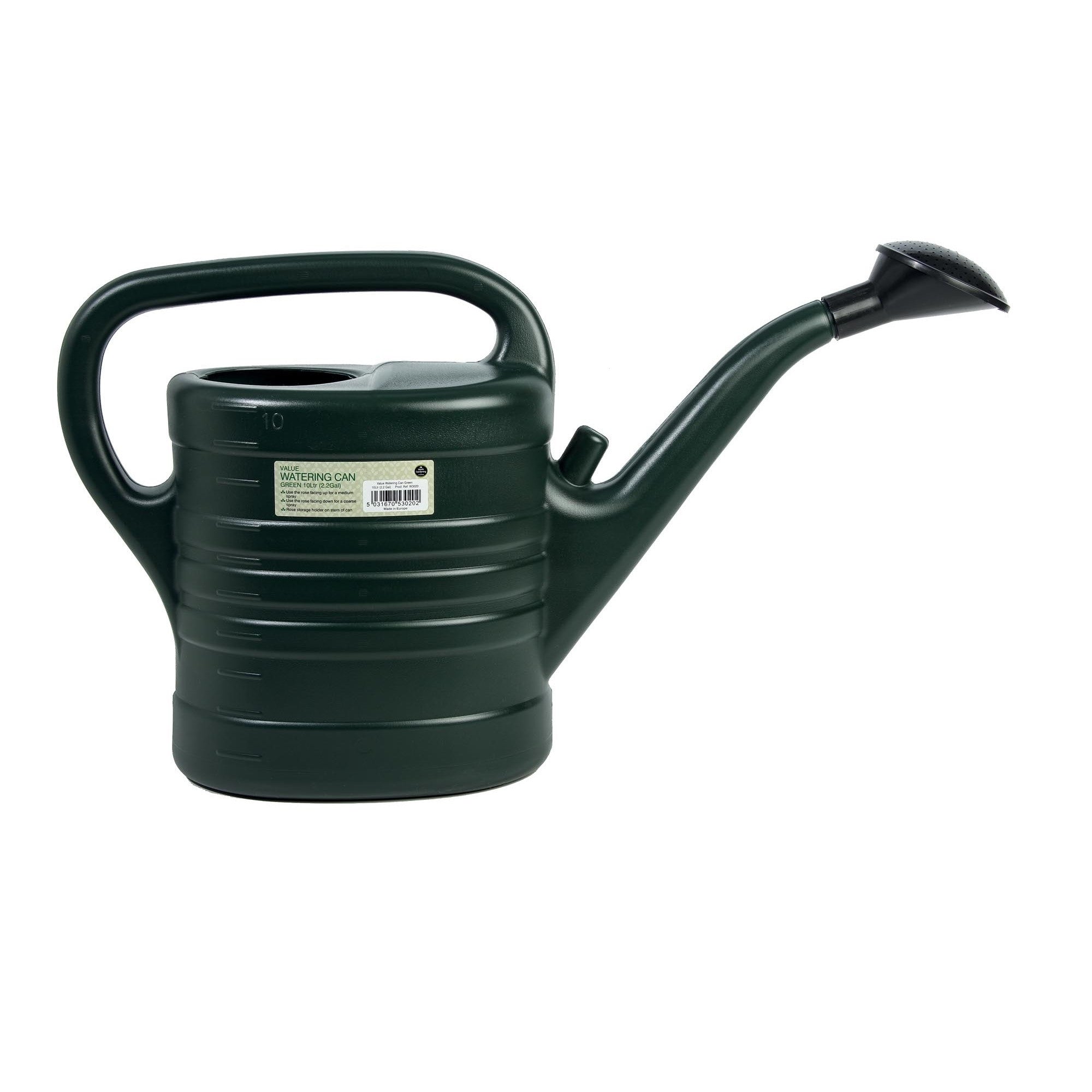 Garland Value Watering Can Green 10ltr (2.2 Gallon)