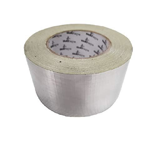 Silver Foil Scrim Weave Tape 72mm x 45m for Grow Spaces