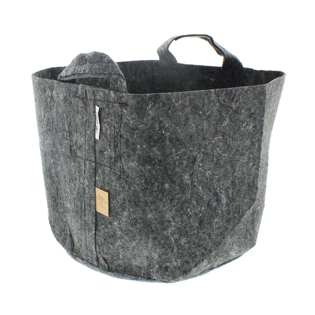 Root Pouch Grey Fabric Pots With Handles