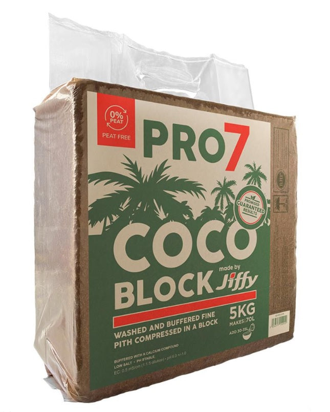 Jiffy PRO7 COCO BLOCK 5kg (70L)